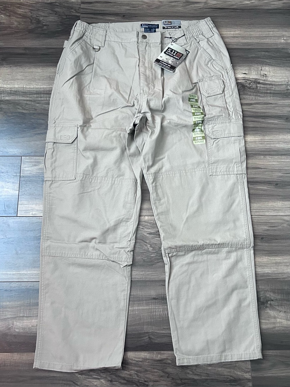 5.11 Tactical Regular Fit Cotton Canvas Cargo Pants Mens 40 X 32 Khaki 74251 New